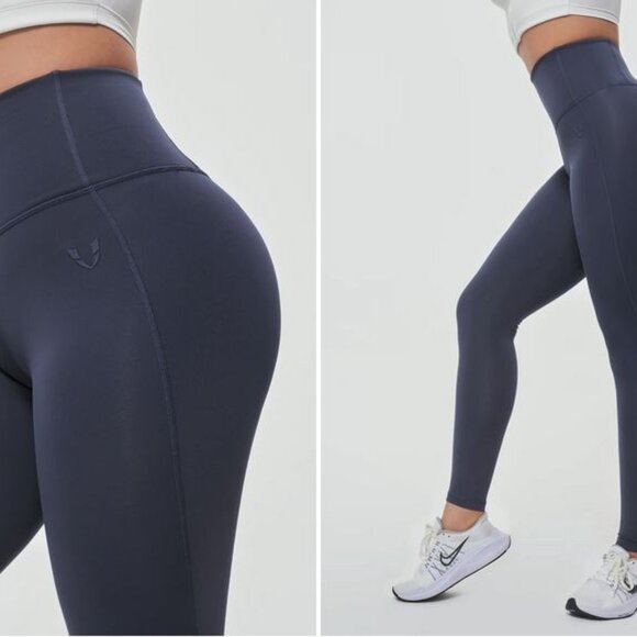 Firm Abs - Thermal Fleece Leggings - Navy Blue NWT - Picture 4 of 4